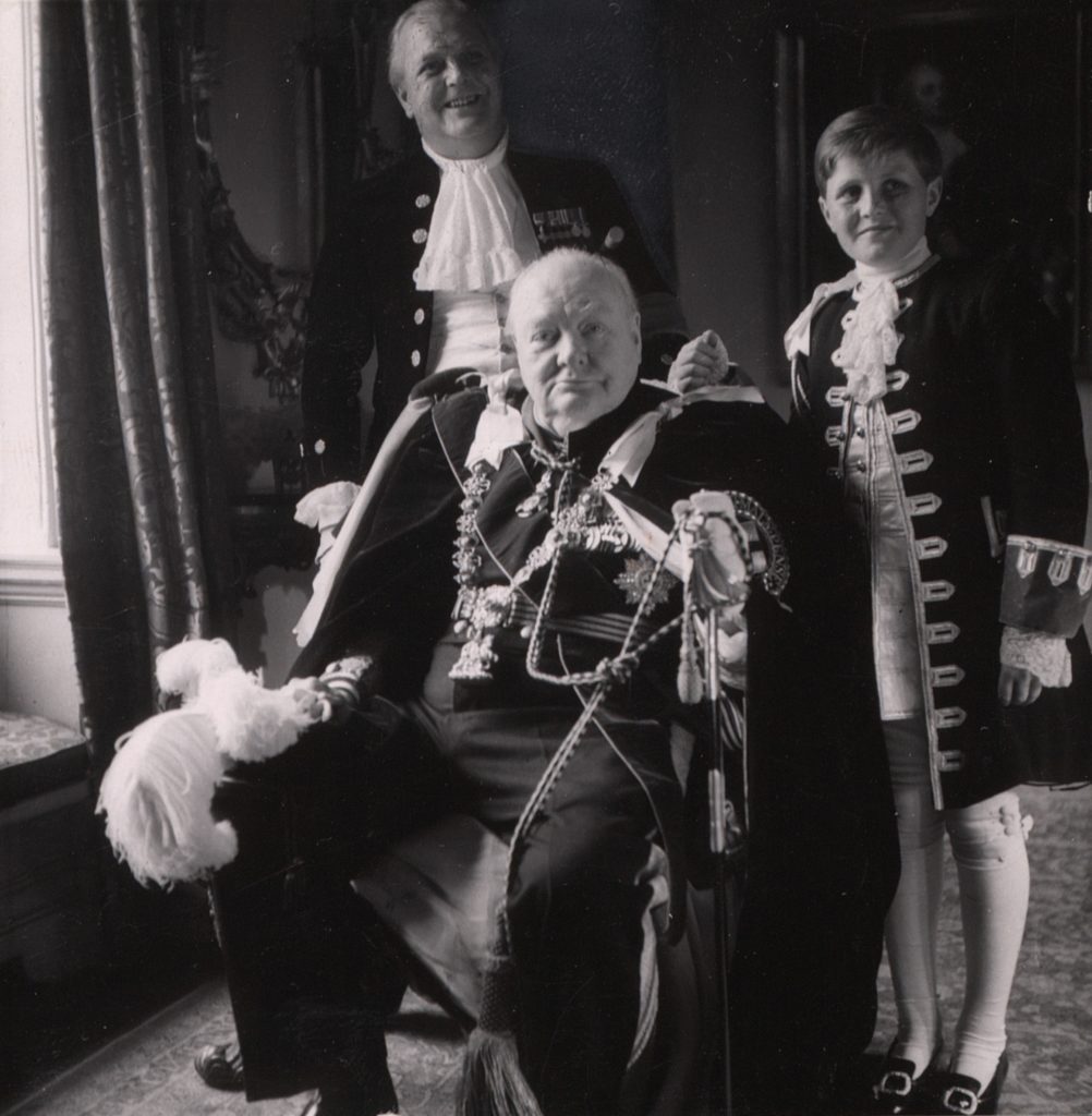 June 14, 1954 – Invested as Knight of the Garter becoming Sir Winston Churchill